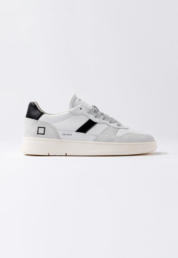 D.A.T.E sneakers uomo court 2.0 Vintage white black